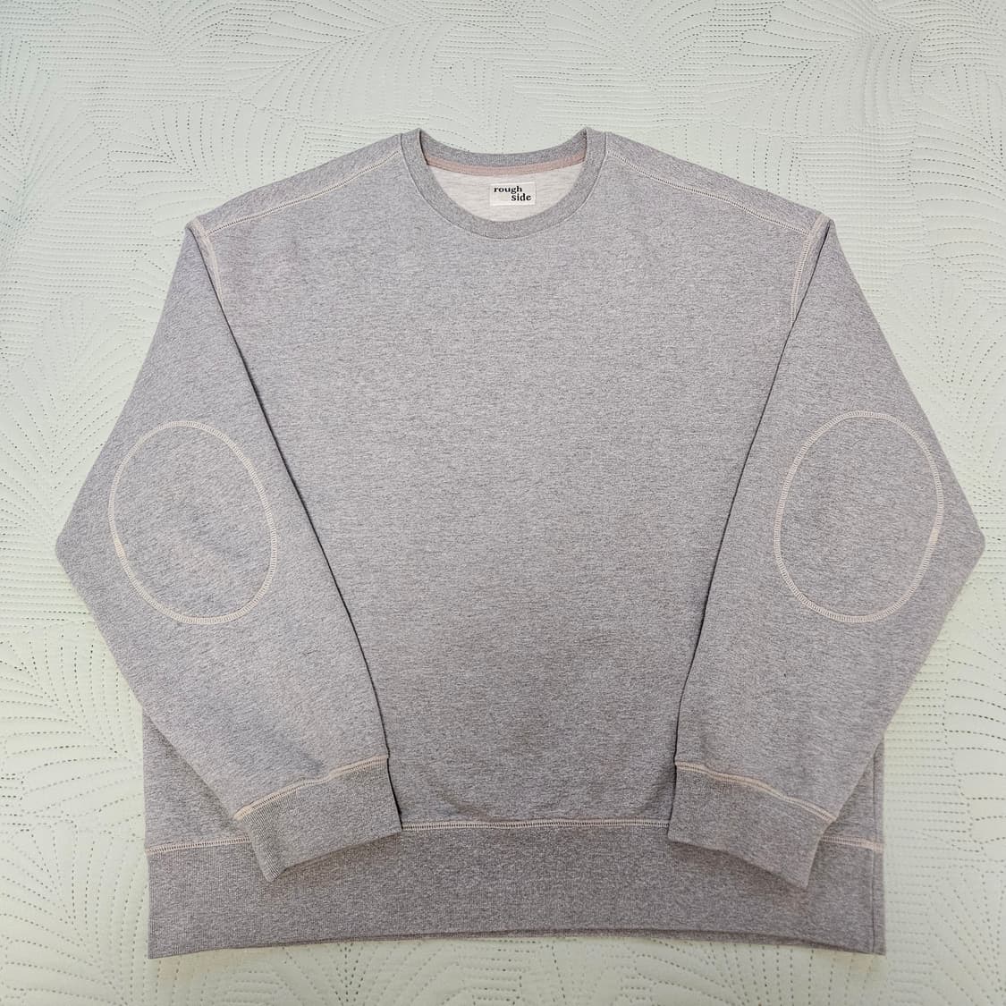 러프사이드 스웻 셔츠 맨투맨 멜란지그레이 4 상품이미지1