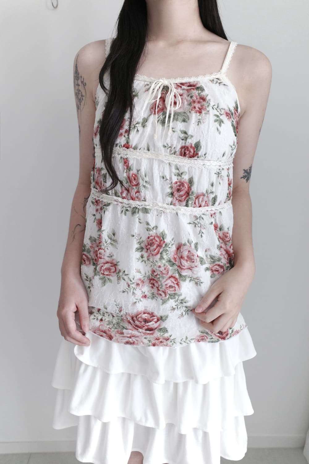 lace flower sleeveless 상품이미지6