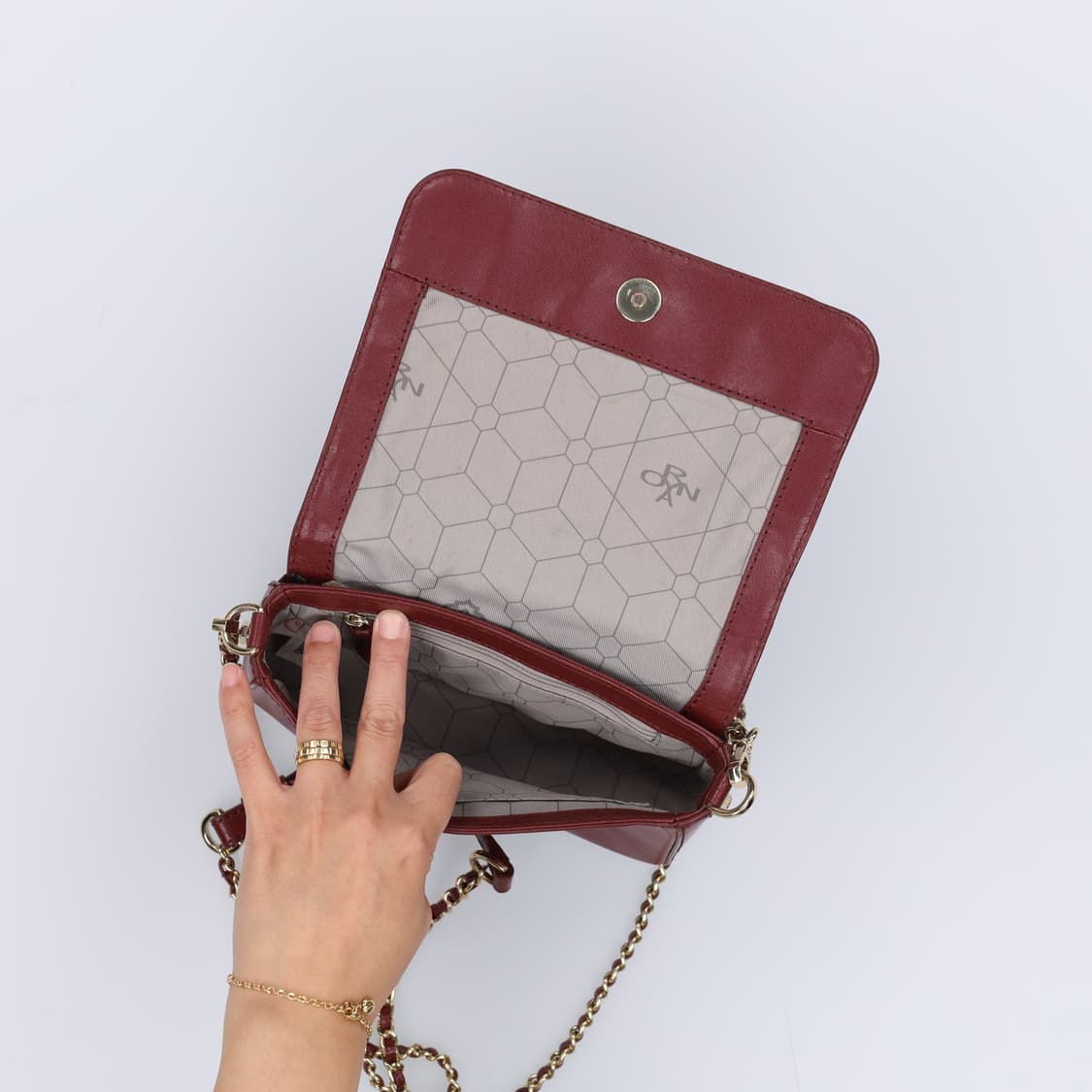 F 오야니 체인 크로스백 0415H1 상품이미지3