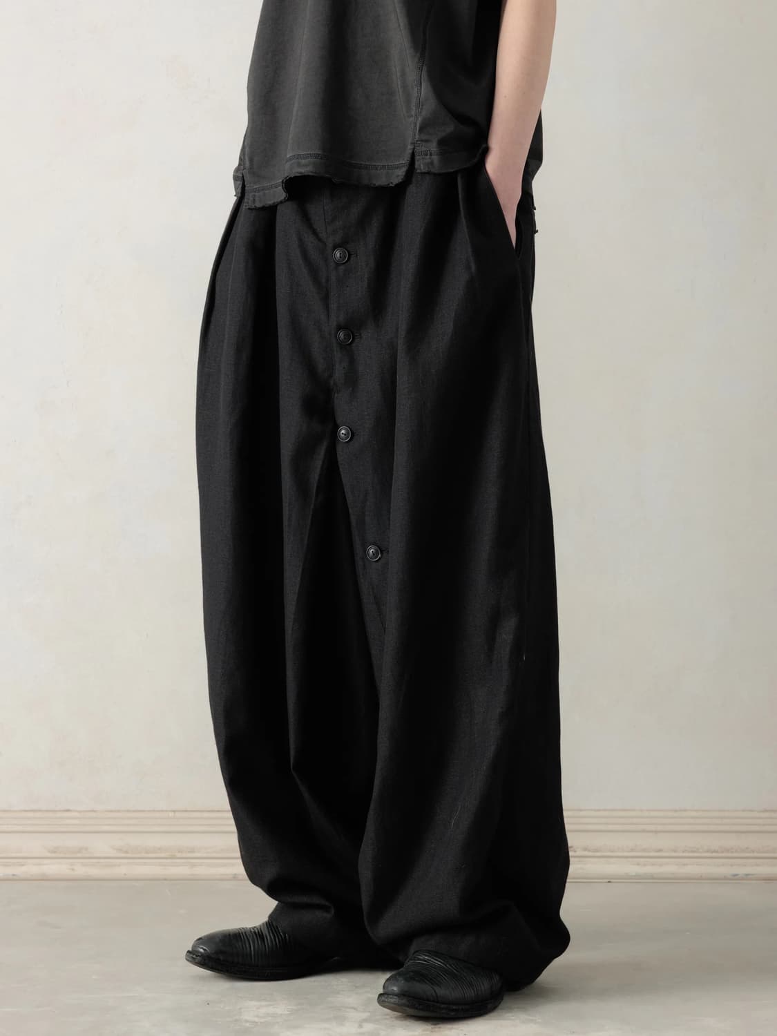 프로페서이 버튼 드래프트 팬츠 - 50 새상품 상품이미지2