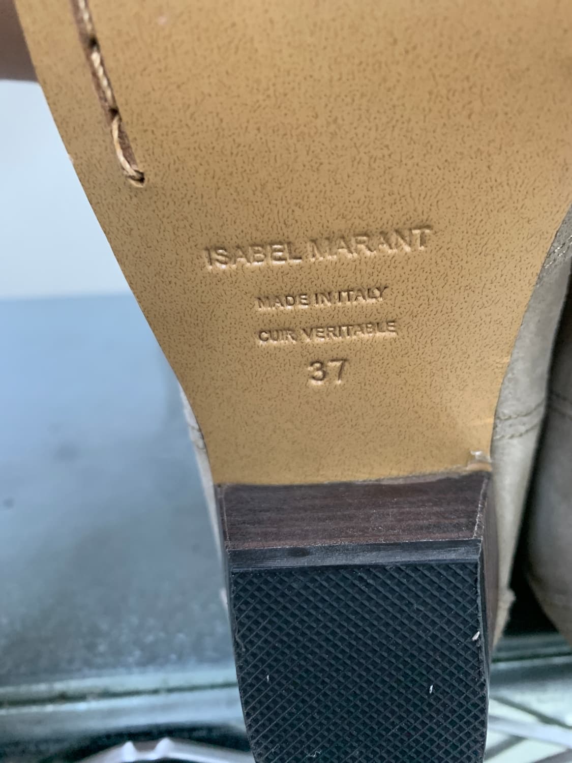 이자벨 마랑 덴비 스웨이드 니하이 부츠 37(235) 상품이미지7