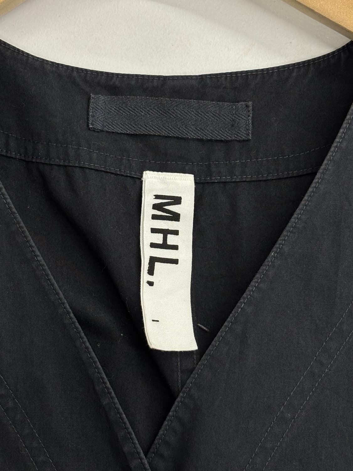 MHL 마가렛호웰 블랙 코튼 나시 원피스 상품이미지8
