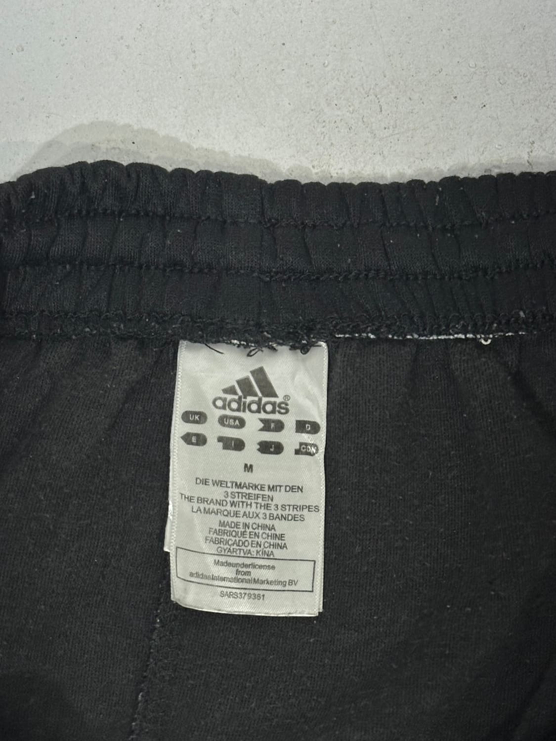 아디다스 블랙 골드 삼선 와이드 팬츠 M 상품이미지7