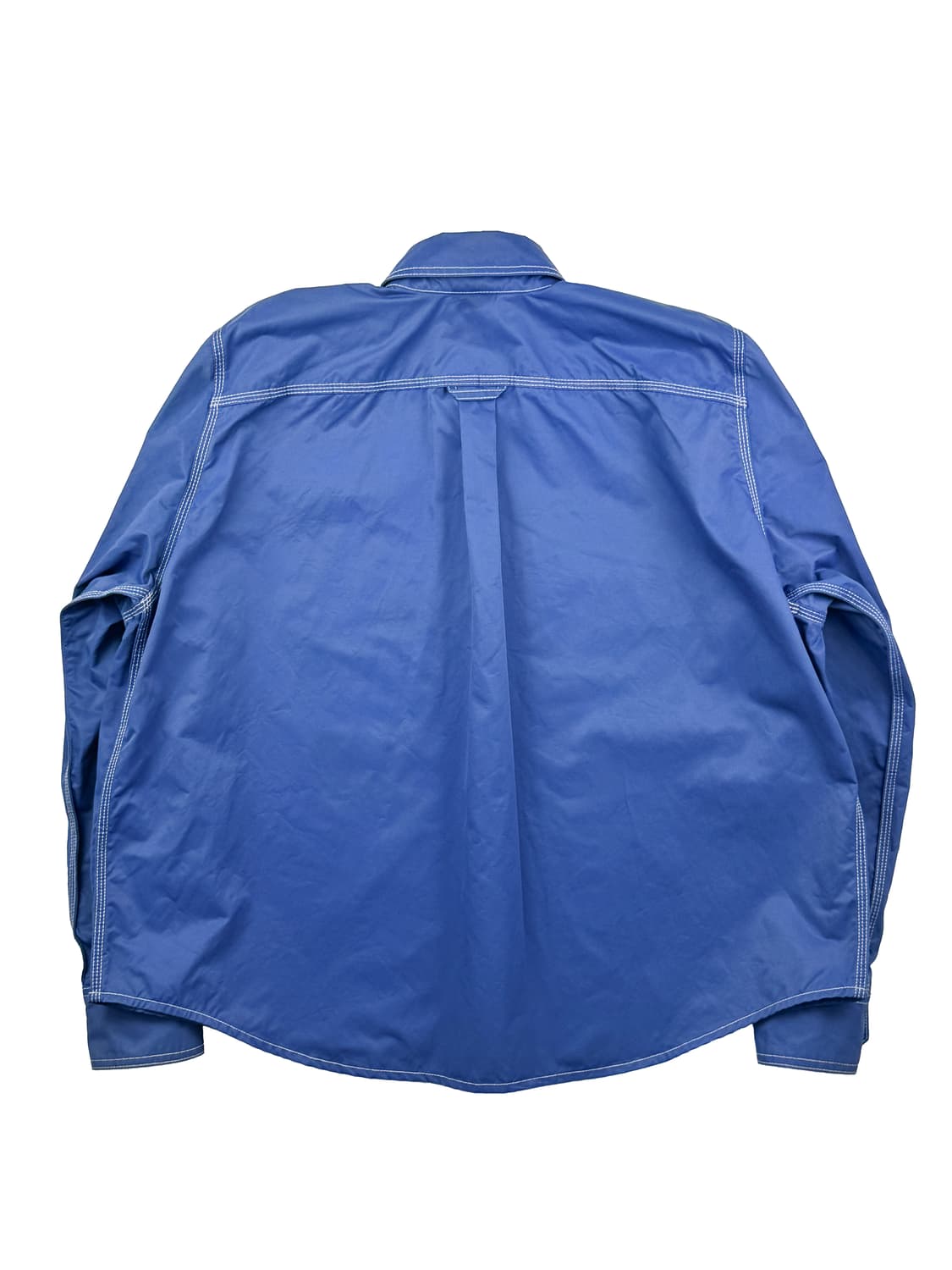 베트멍 오버핏 나일론 셔츠 블루 상품이미지5