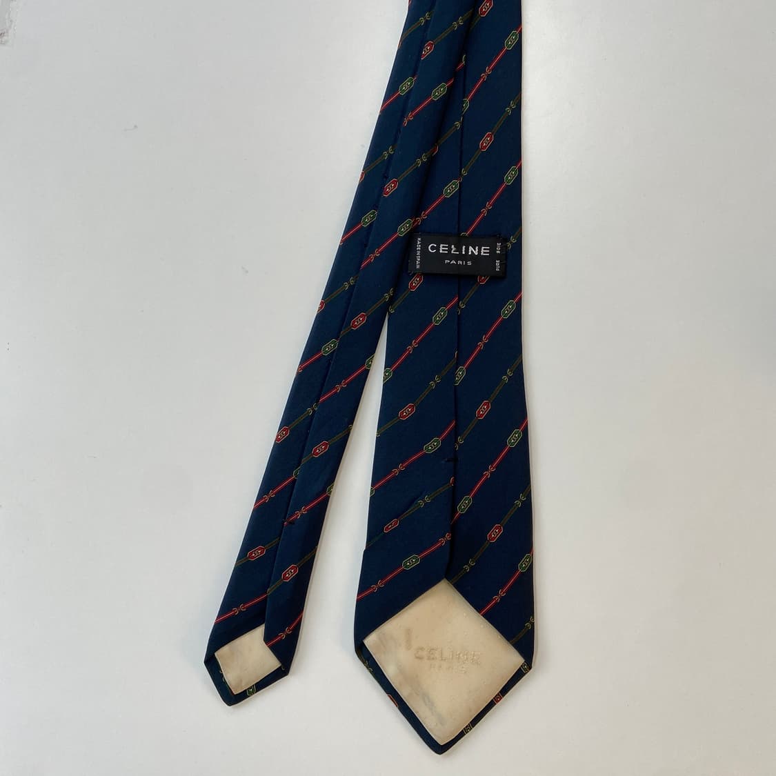 셀린느(celine) 심플로고 명품 정품 넥타이 상품이미지3