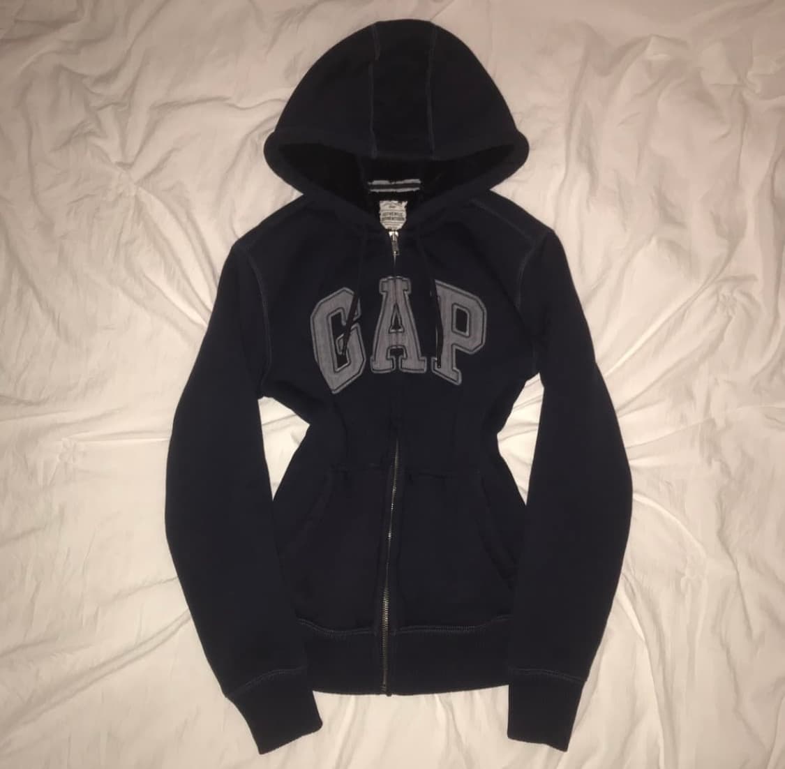 갭 네이비 퍼 후드 상품이미지1