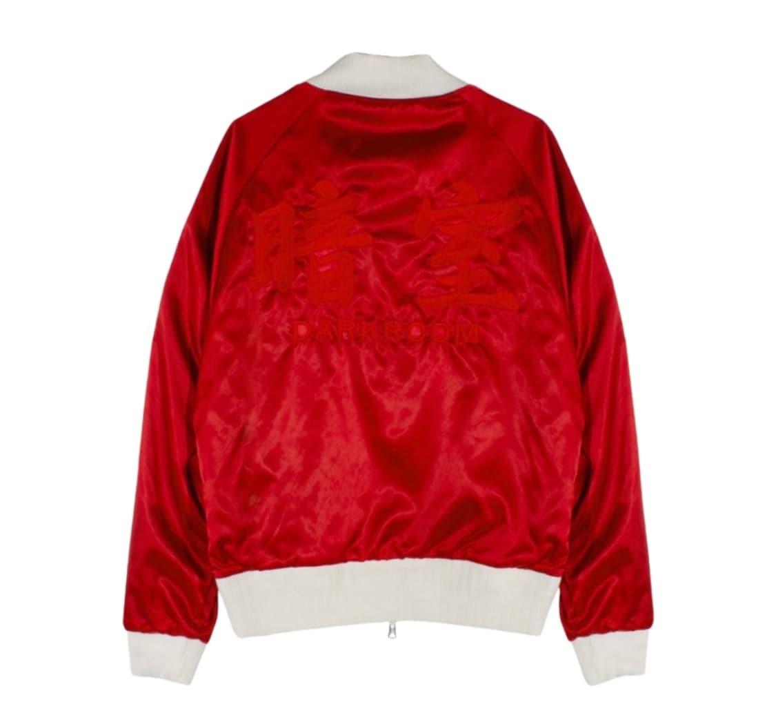 다크룸 스튜디오 x 찬스 클로딩 수베니어 자켓 블랙 화이트 상품이미지4