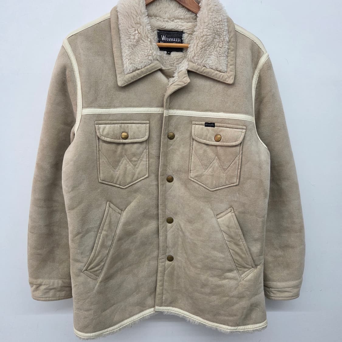 랭글러 스웨이드 무스탕 자켓 남m 상품이미지2