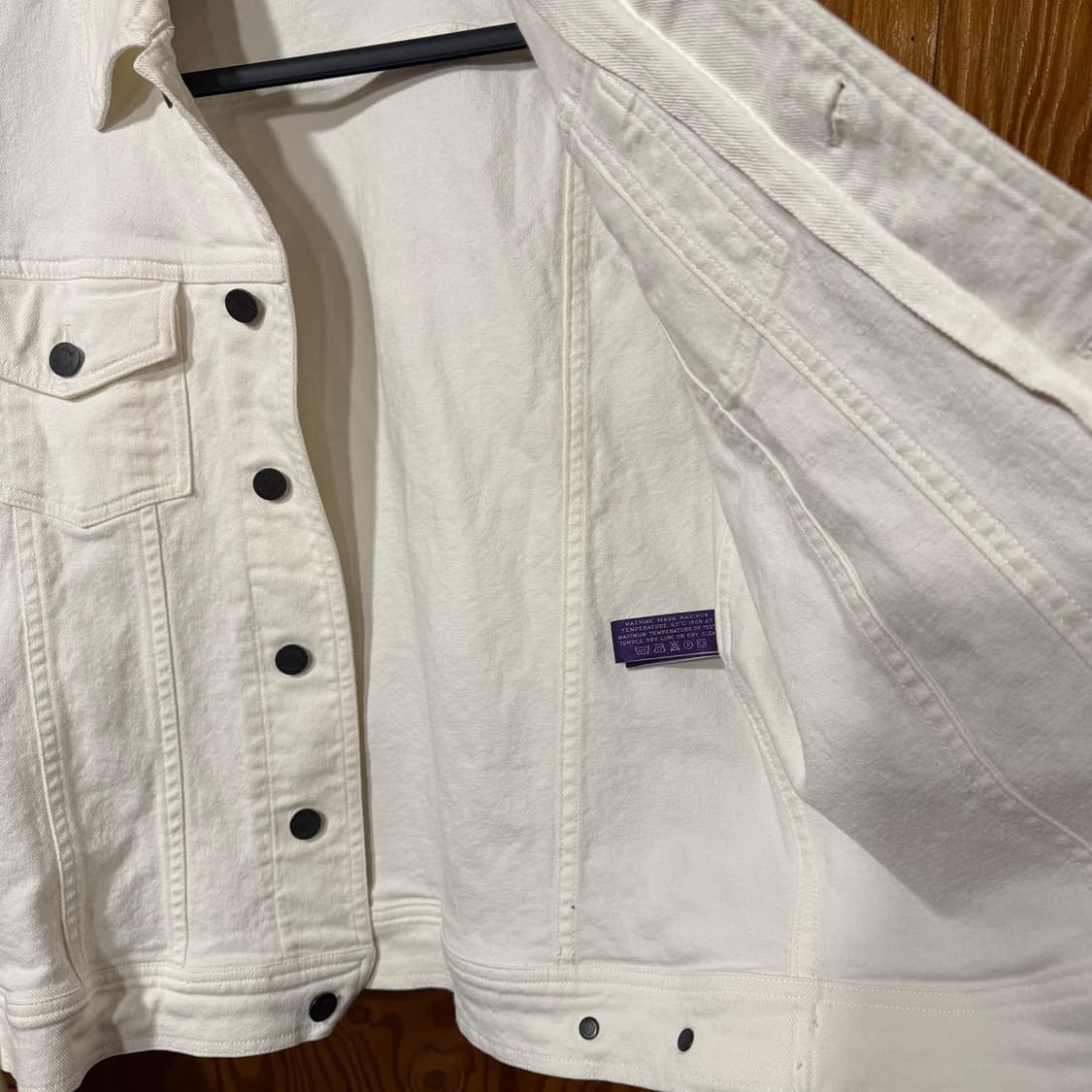 랄프로렌 퍼플라벨 화이트 데님 트러커 자켓 상품이미지9
