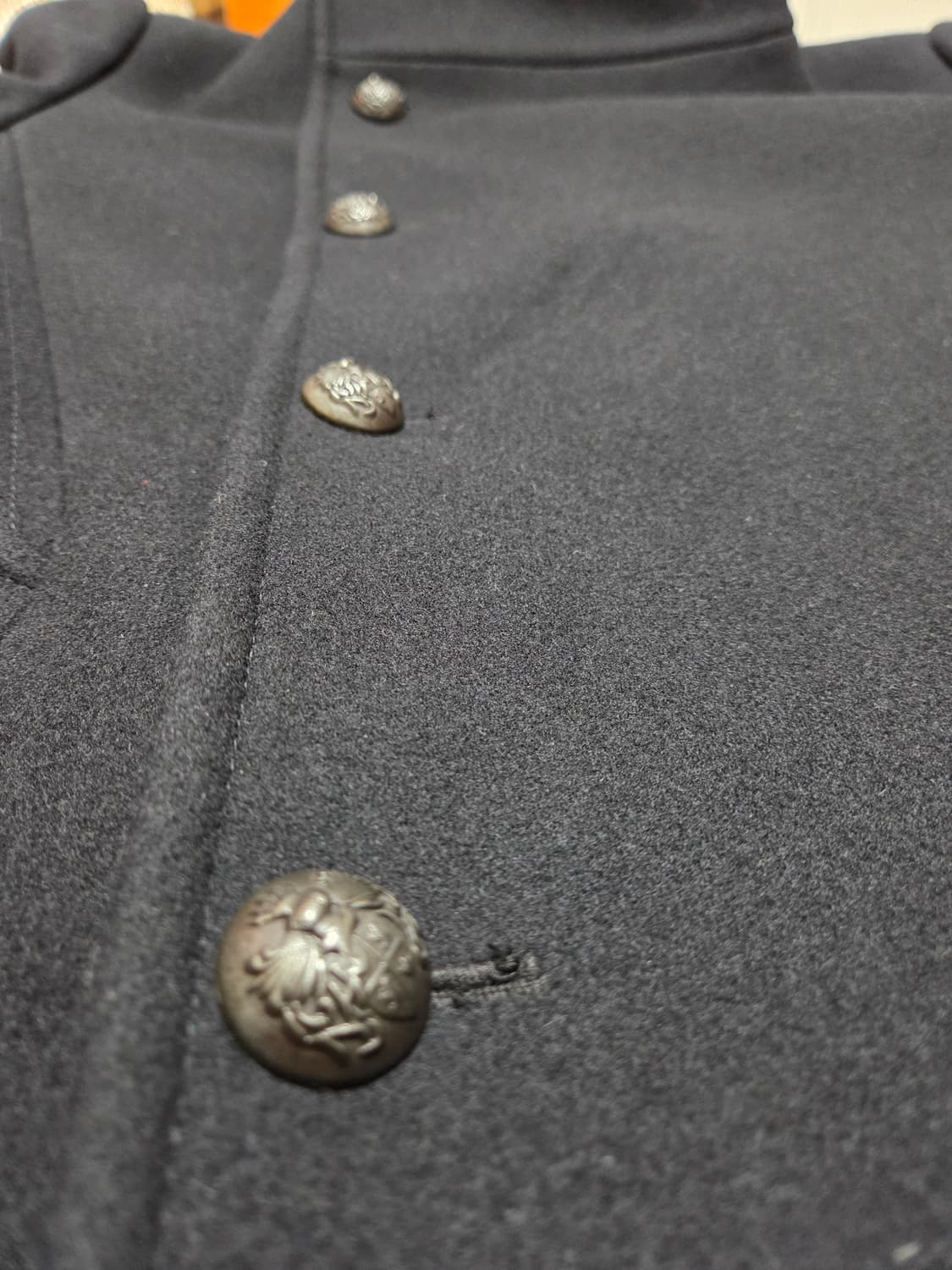 타임옴므 하이넥 싱글 코트 상품이미지10