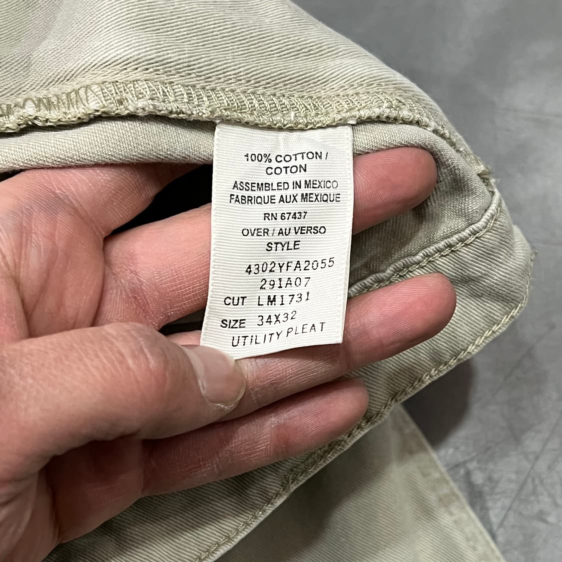  폴로 진스 베이지 투턱 치노팬츠 y15500 상품이미지7