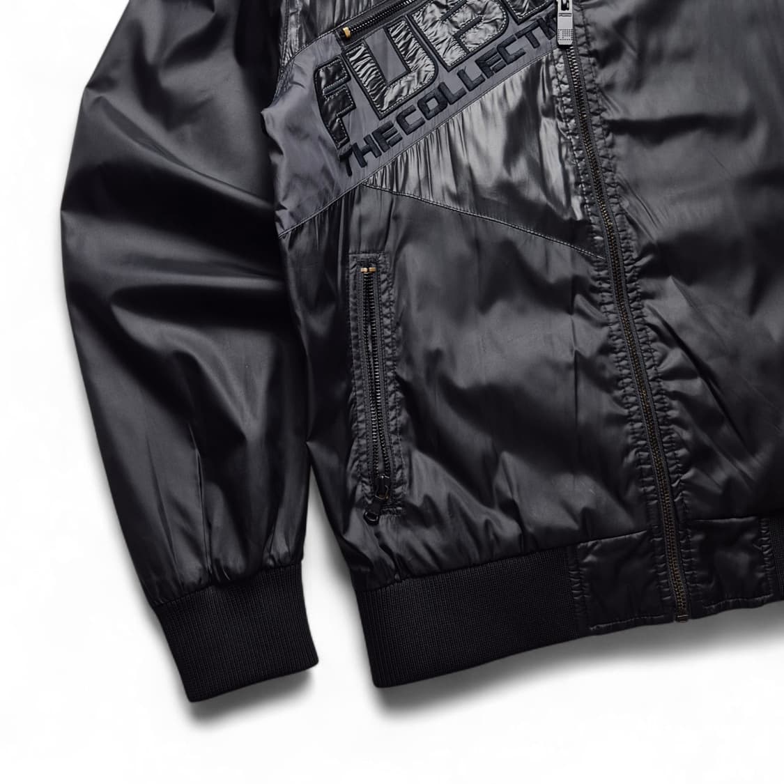 [M] 후부 나일론 글로시 자켓 y2k 상품이미지4
