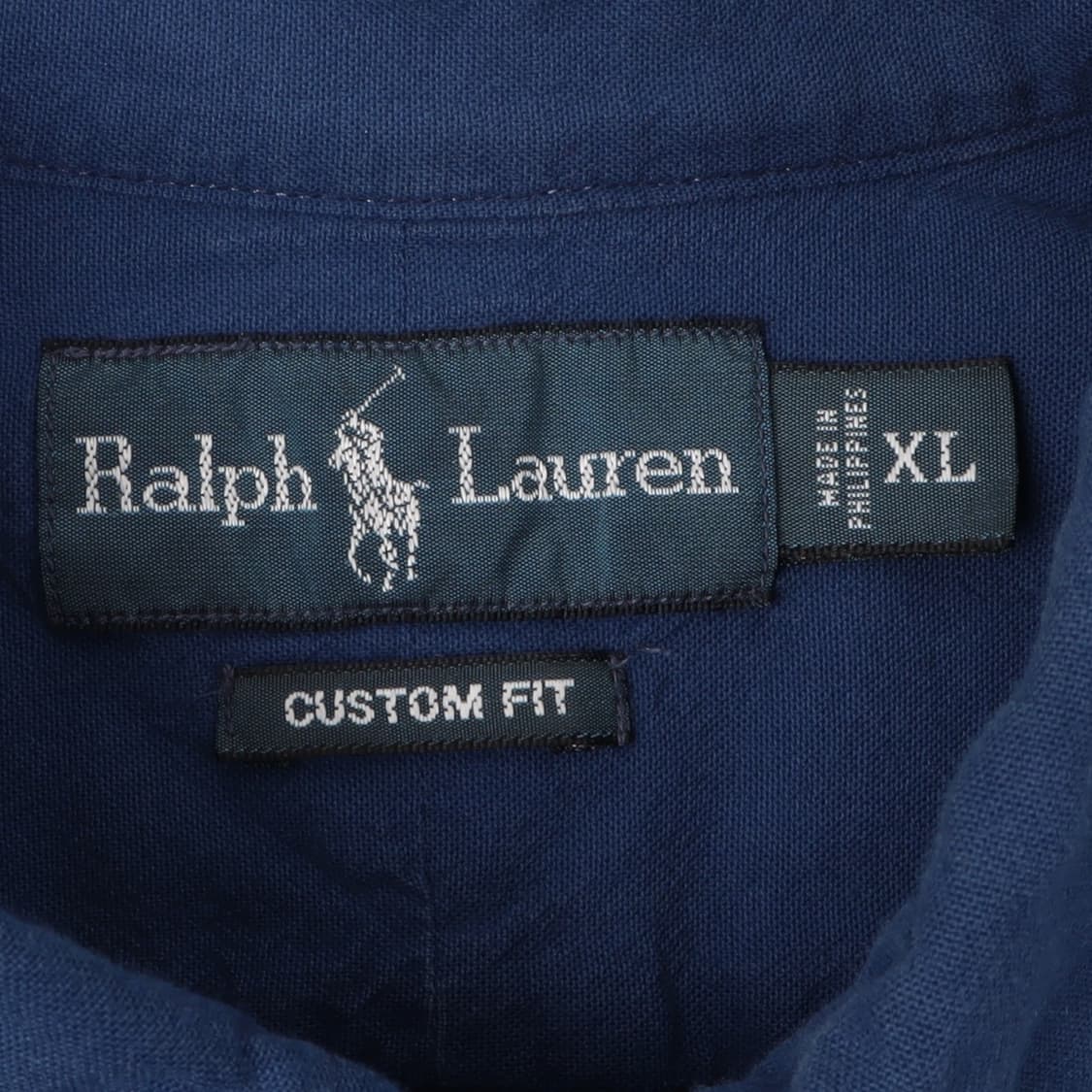 폴로 랄프로렌 네이비 옥스포드 커스텀핏 셔츠 상품이미지8