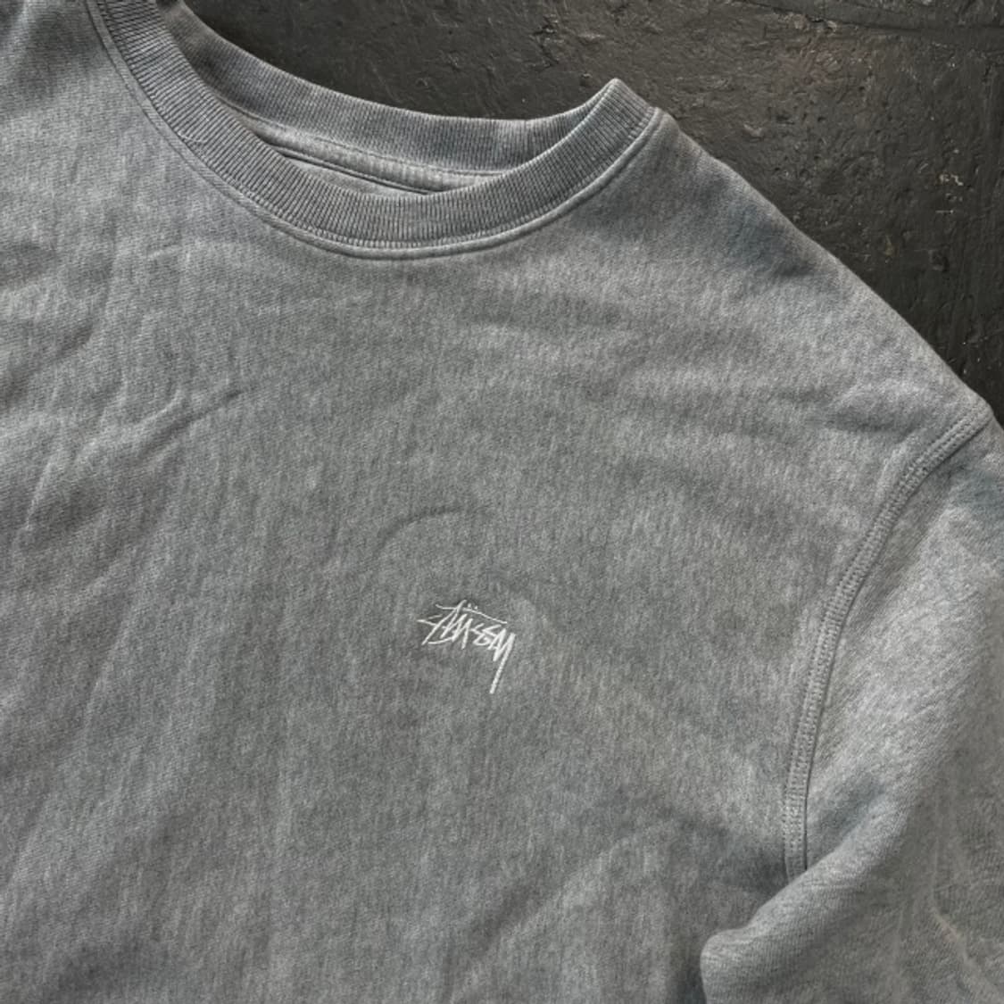 100 스투시 스탁 자수 맨투맨 상품이미지2