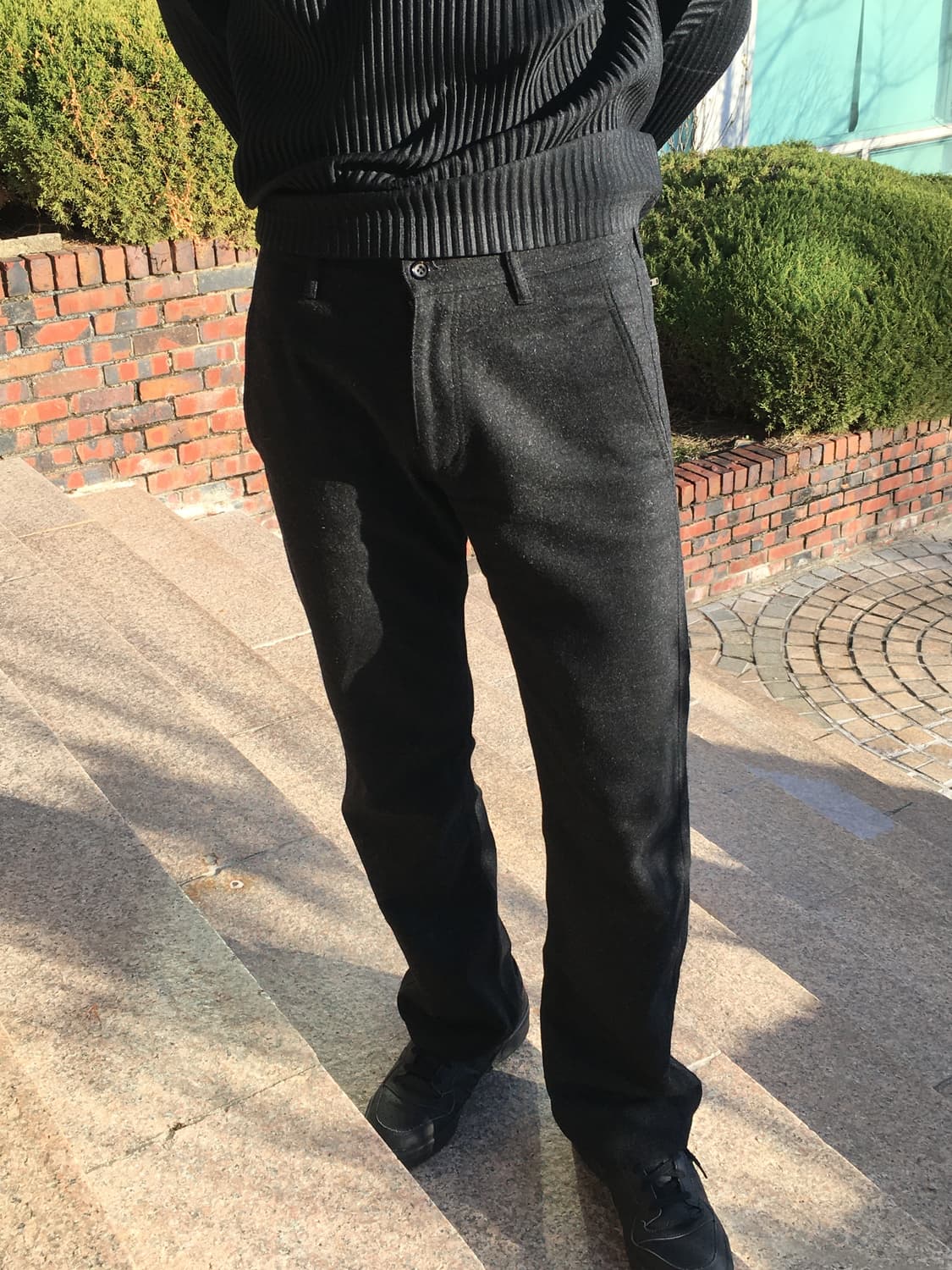 꼼데가르송 옴므 울 팬츠 상품이미지1