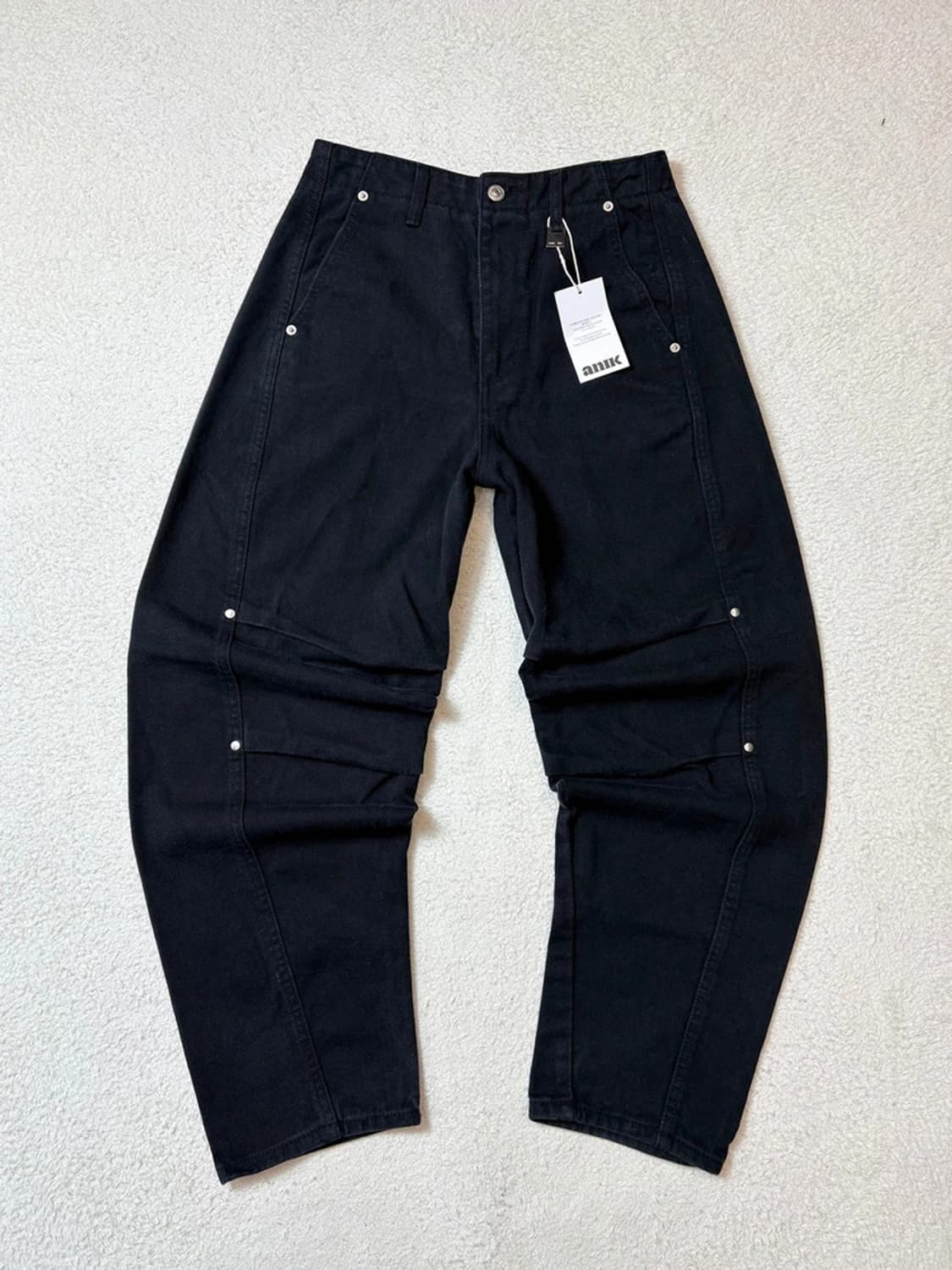 마뗑킴 23FW 커브드 볼륨 데님 팬츠 PN6471 상품이미지1