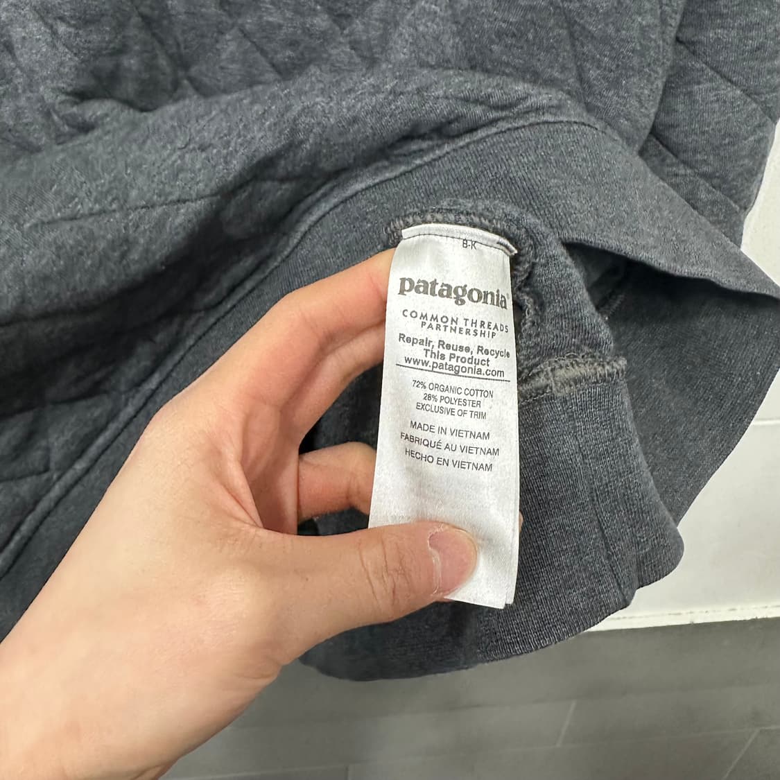 파타고니아 오가닉 코튼 퀄트 상품이미지6