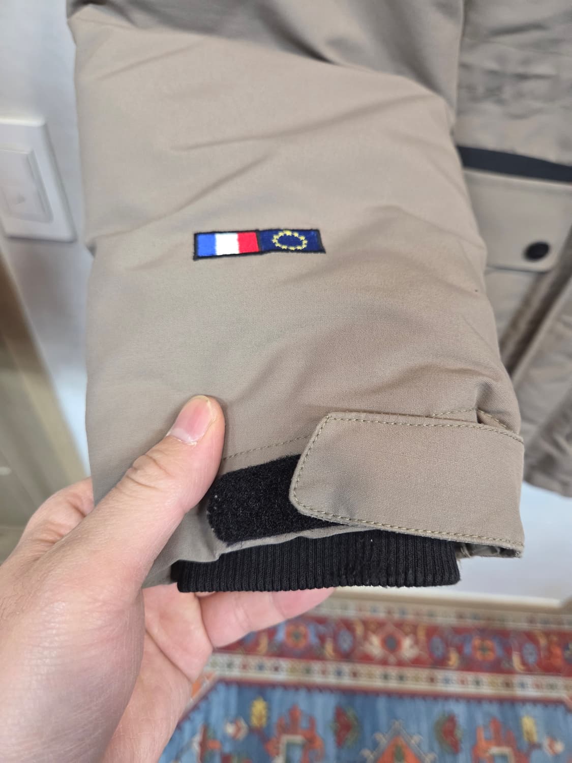 아이더 700 포르스 라쿤퍼 다운 패딩자켓 s 상품이미지5