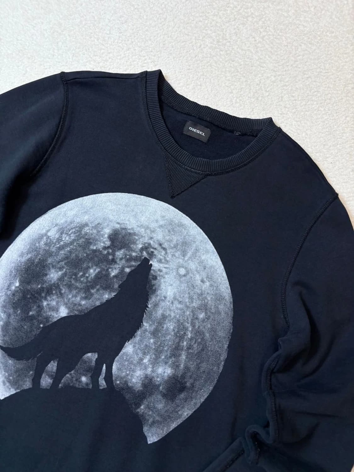 디젤 DIESEL 00's 락시크 울프 크루넥 맨투맨 PN6255 상품이미지3