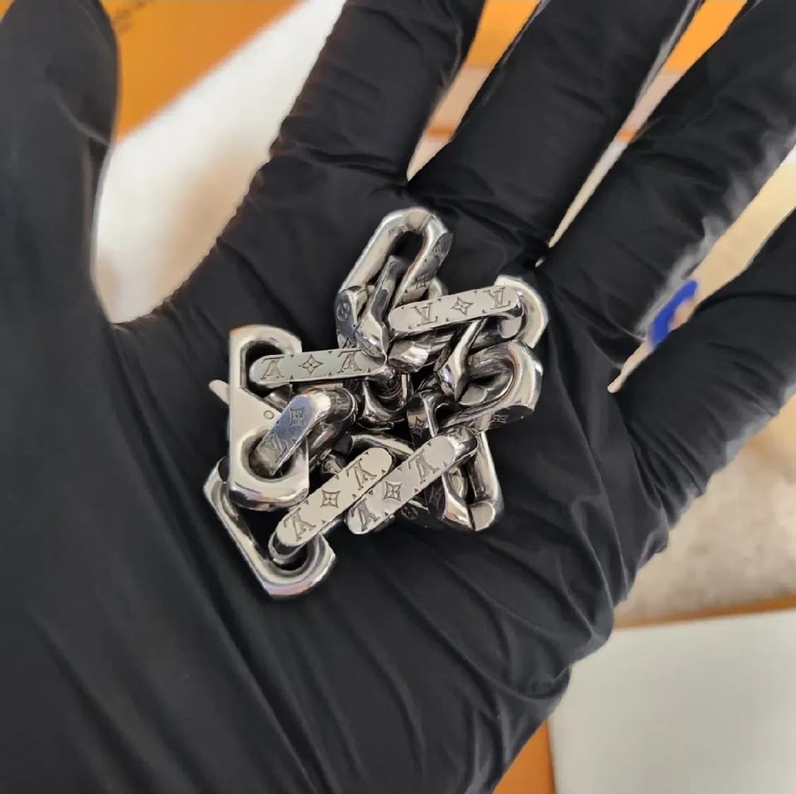 [신형/풀구성]루이비통 버질아블로 체인 팔찌 M 상품이미지3