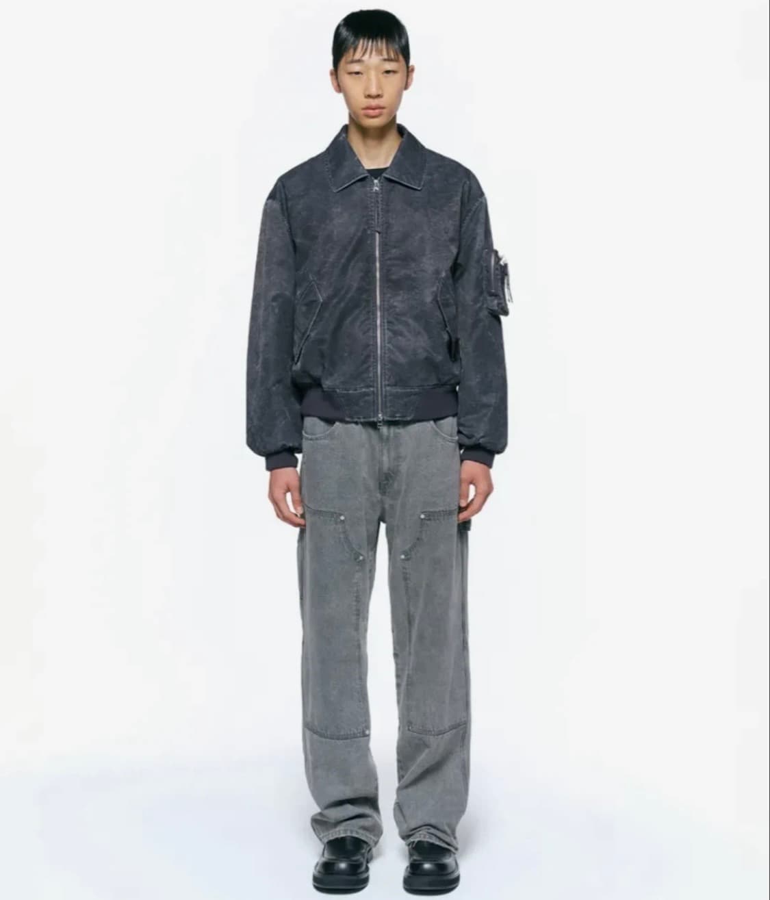 인사일런스 피그먼트 워시드 MA-1 자켓(s) 상품이미지2