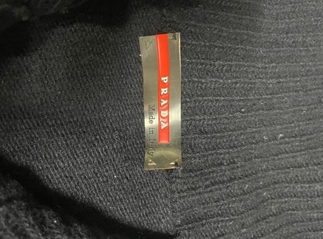 00‘s 프라다 스포츠 투웨이 니트 후드 집업 상품이미지5