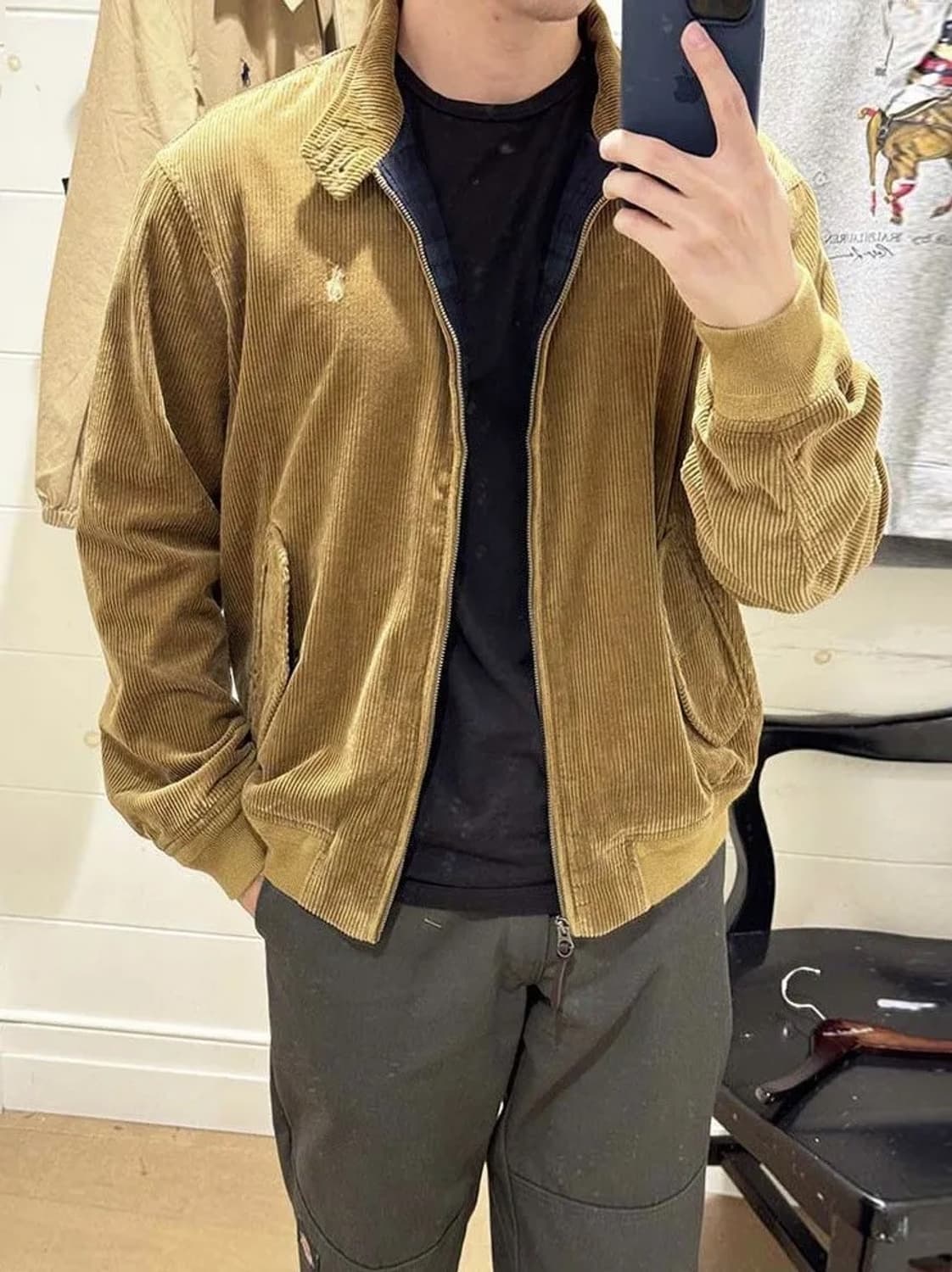 폴로 코듀로이 바라쿠다 탄 xl 새제품 상품이미지4