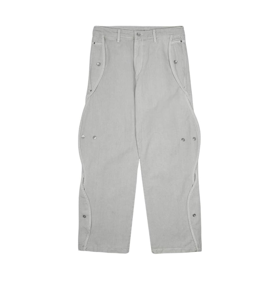 산산기어 코튼 웨이브 팬츠 그레이 상품이미지1