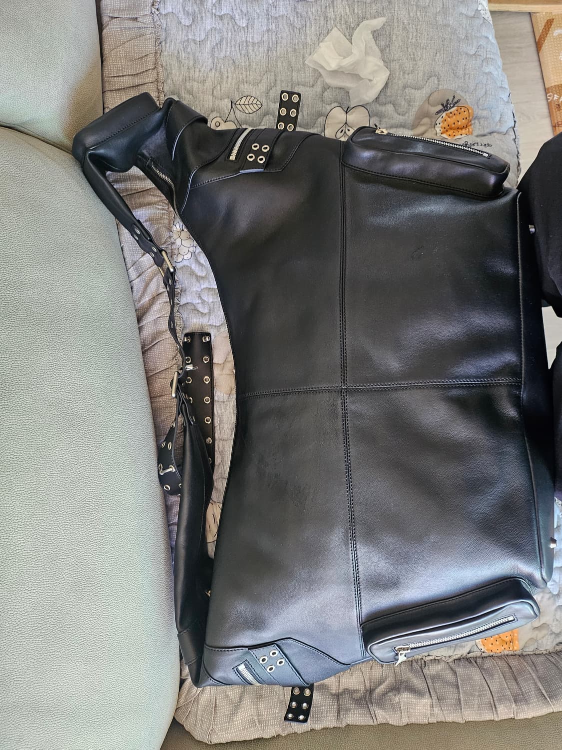 personsoul 가죽가방 라지 판매합니다 상품이미지4