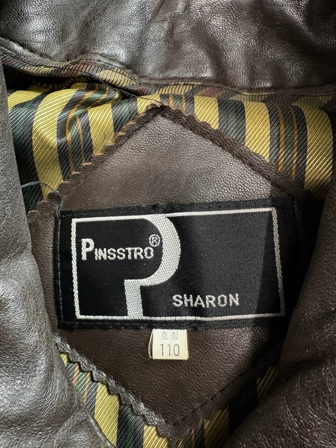 빈티지 아카이브 양가죽 레더 봄버 자켓 브라운 2786 상품이미지4