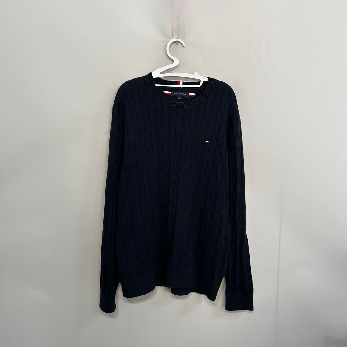 타미힐피거 남성 케이블 니트 L 105  상품이미지1