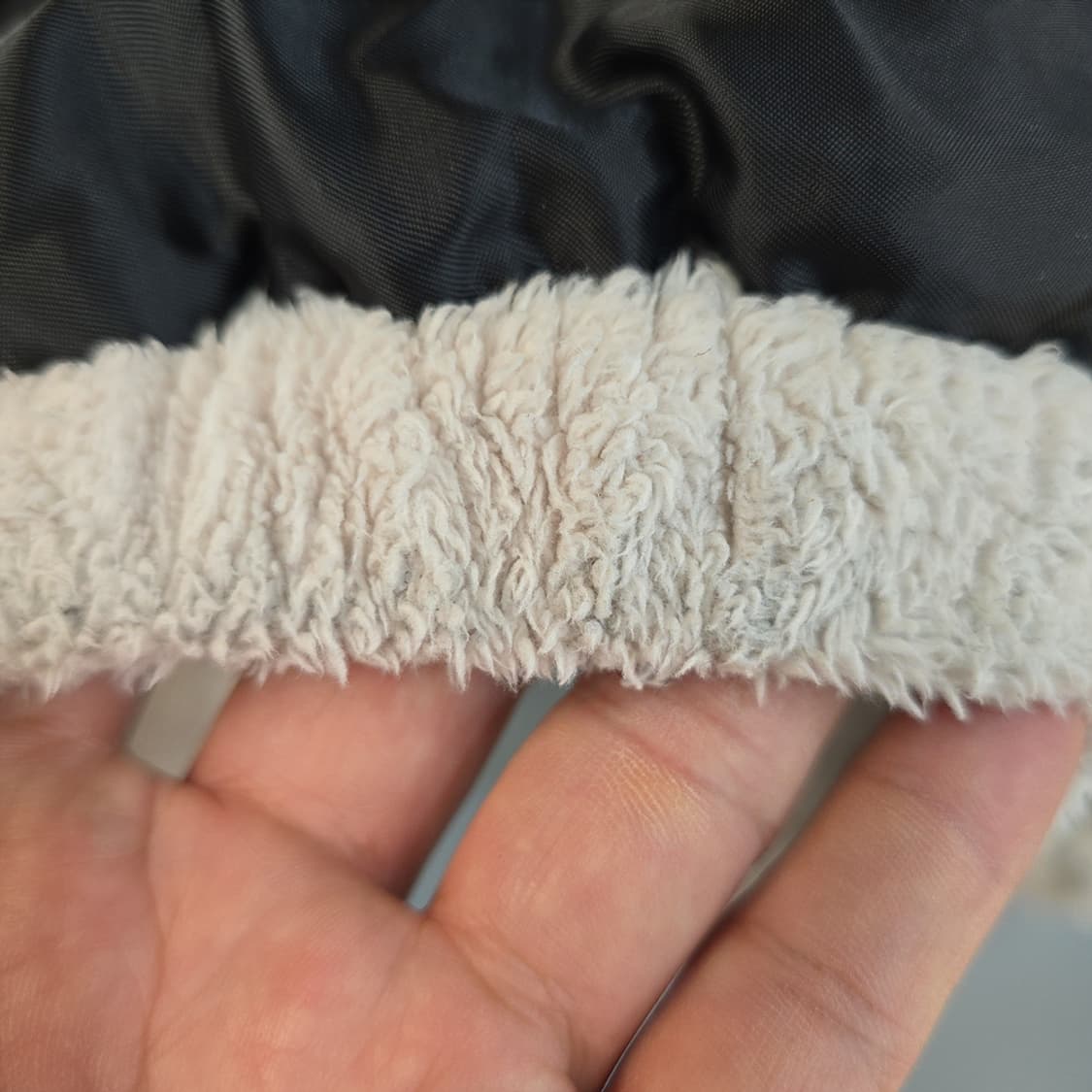 어텐션(ATTENTION) 배색 플리스 집업 자켓 FREE 상품이미지9