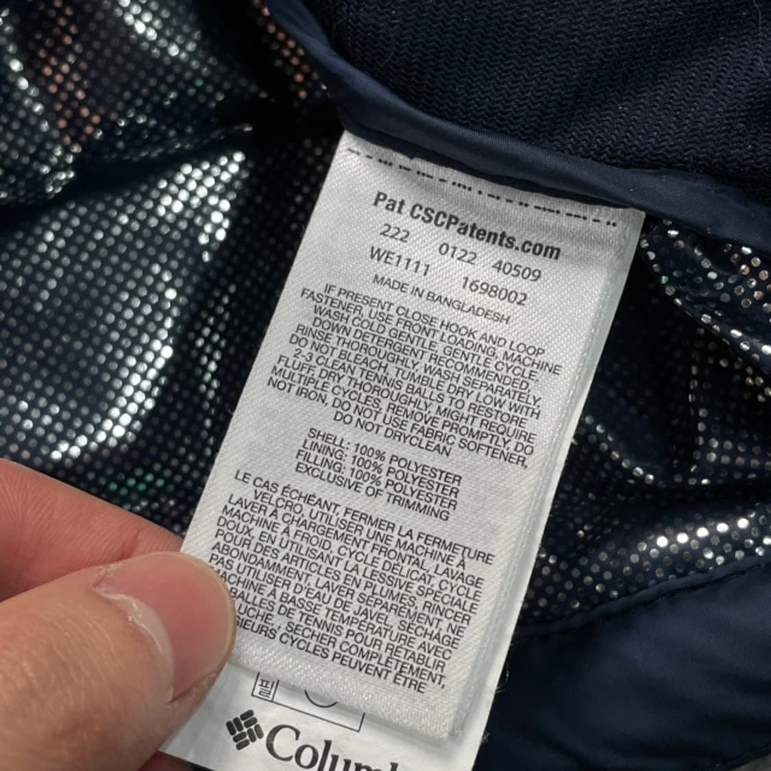 100 콜럼비아 경량패딩  상품이미지4