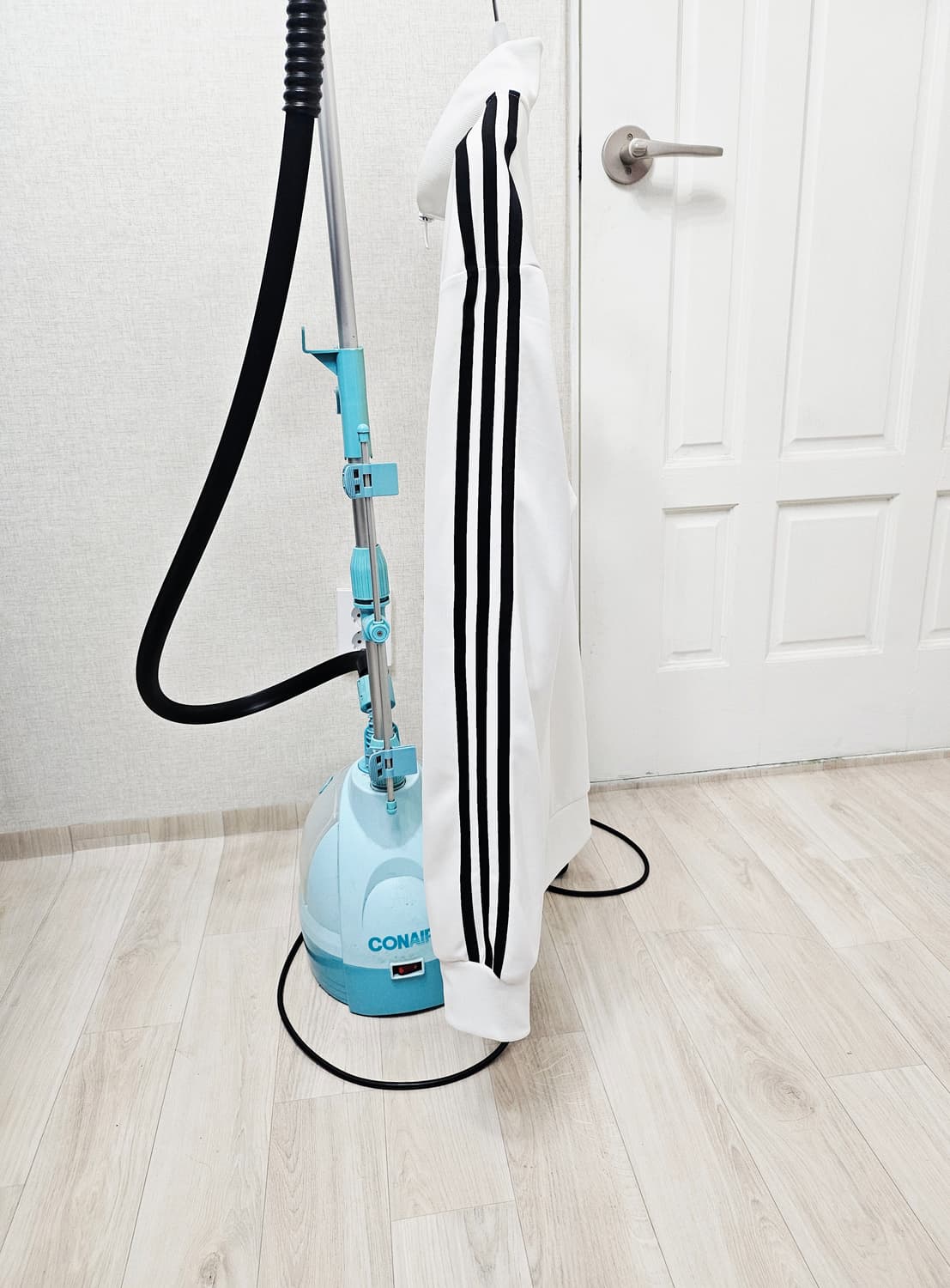 (110~115)2XL☆초대장급☆아디다스 에센셜 3st [흰검]트랙탑져지 상품이미지4