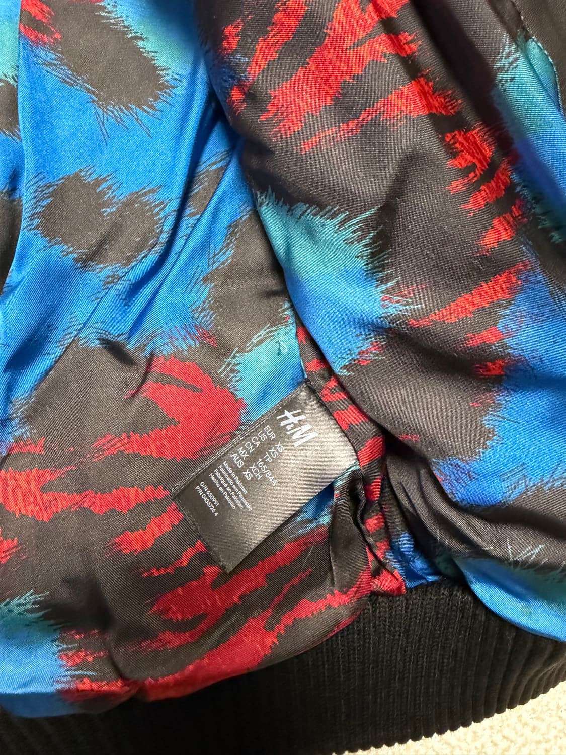 겐조 X H&M 정글 프린트 레더 자켓 상품이미지5