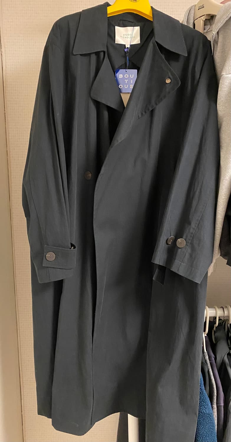 스튜디오 니콜슨 더블 코트 다크네이비 s (새상품) 상품이미지3