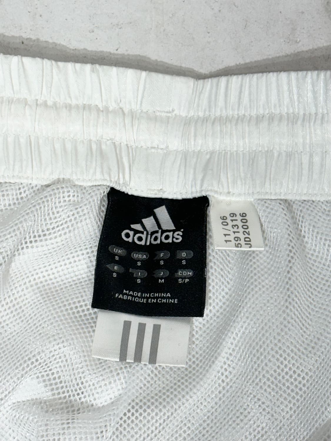 아디다스 화이트 사이드 라인 로고 와이드 트레이닝 바지 트랙 팬츠 M 상품이미지7