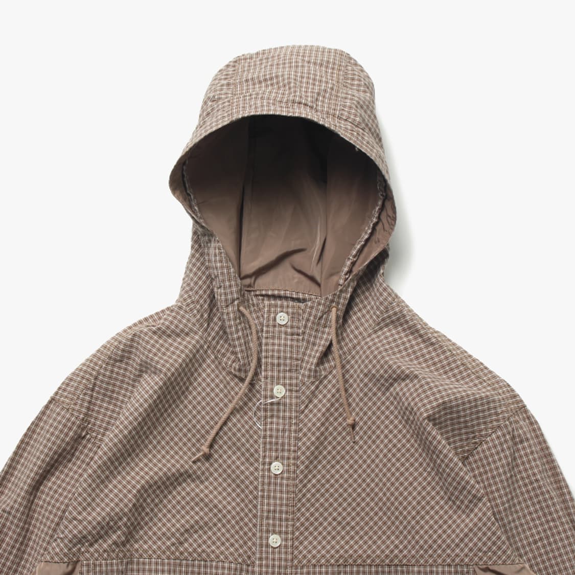  BEAMS "Brown Check Anorak" 상품이미지2