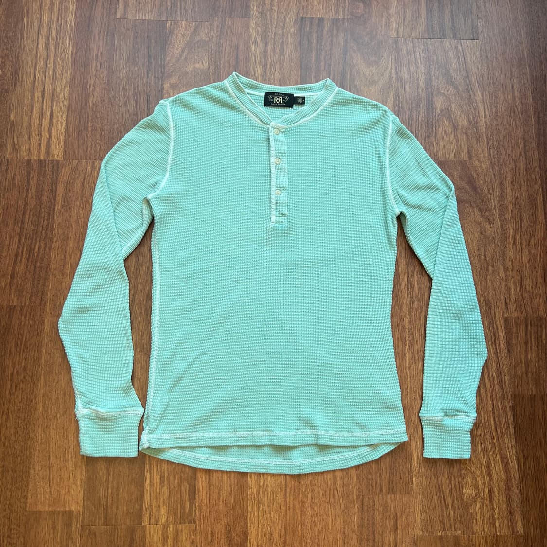 [M]RRL 더블알엘 민트 와플 헨리넥 롱슬리브 상품이미지1