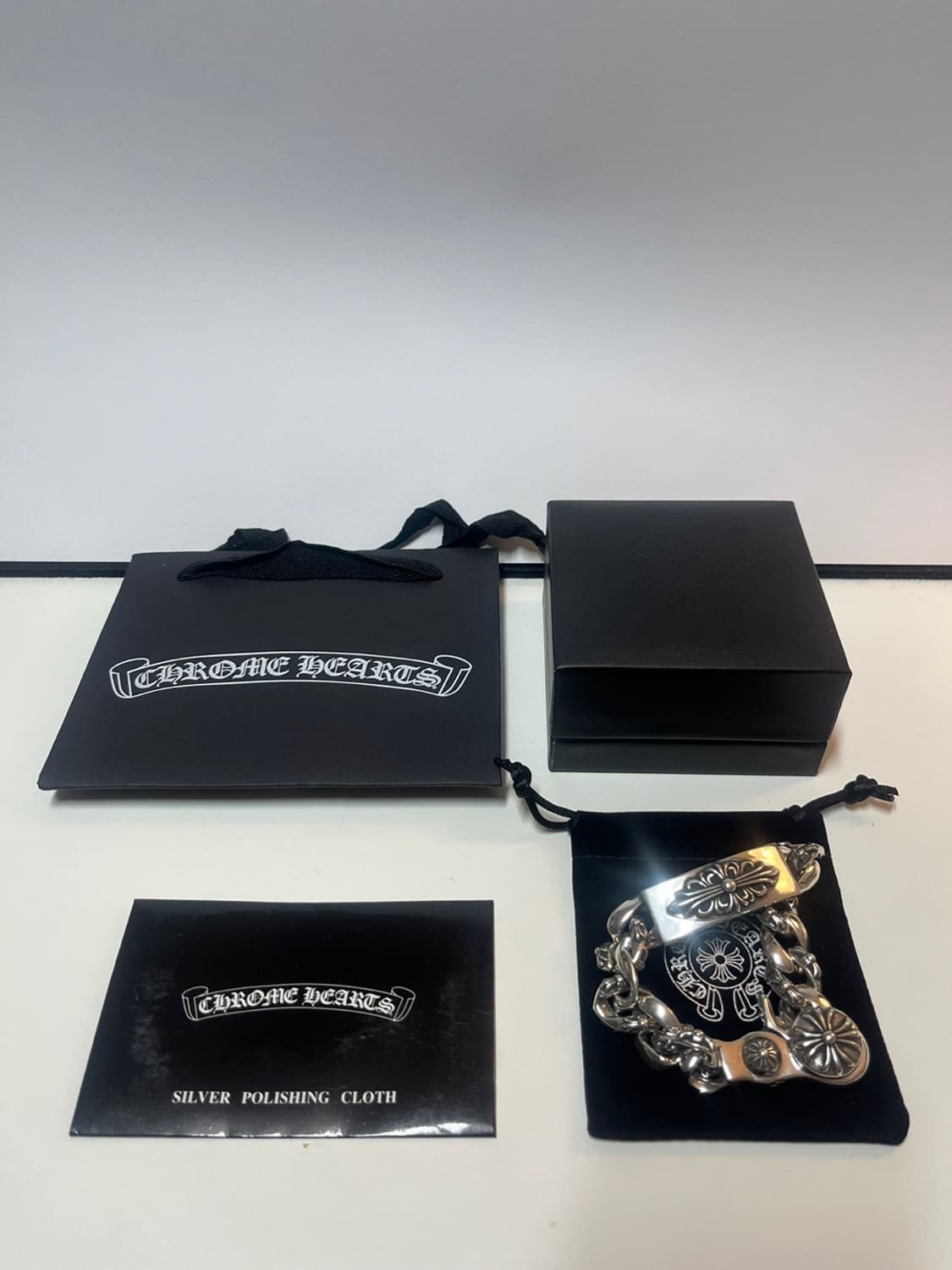 크롬 플로랄 팬시 팔찌 상품이미지1