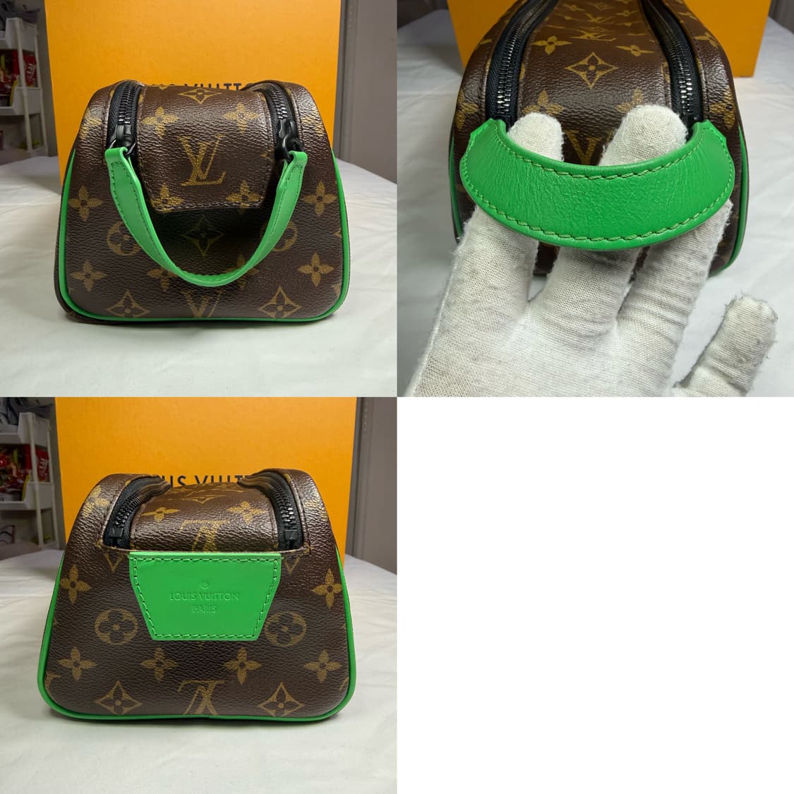 [단종 모델] 루이비통 모노그램 토일렛 파우치 클러치 돕키트 민티 그린 상품이미지3