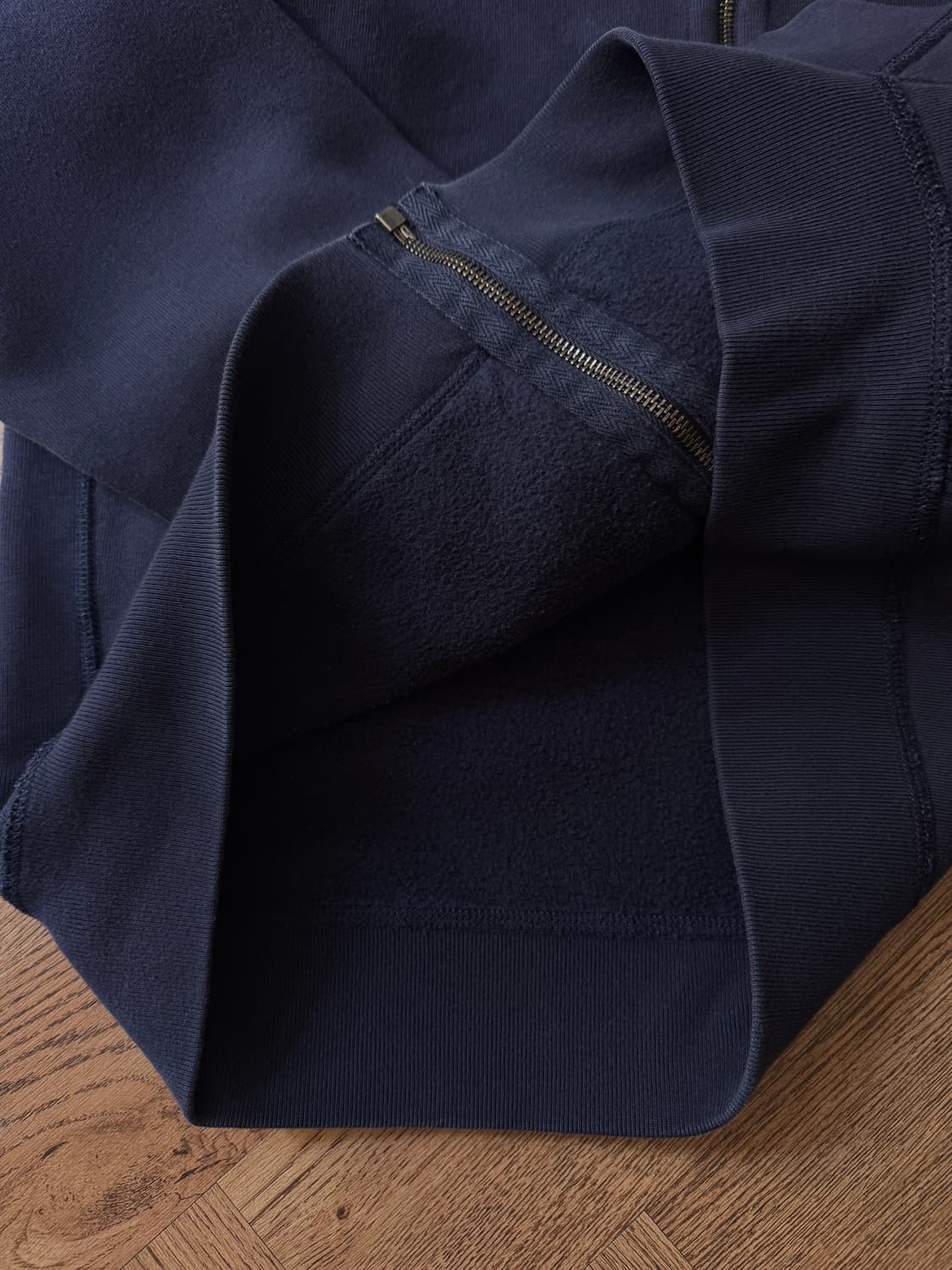 [L]폴로 랄프로렌 매장판 네이비 써멀 후드 집업 상품이미지6