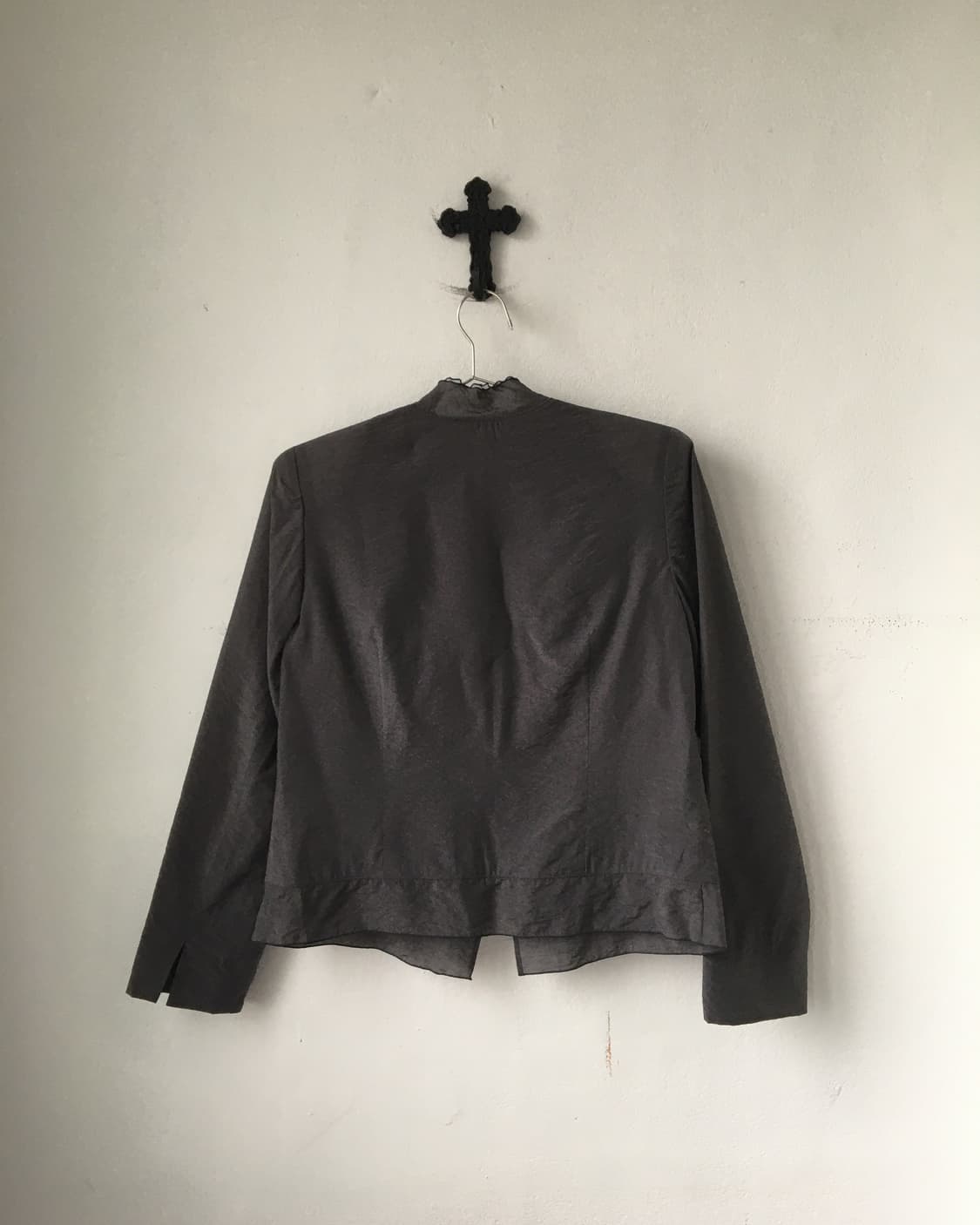 Glossy high neck jacket 상품이미지3