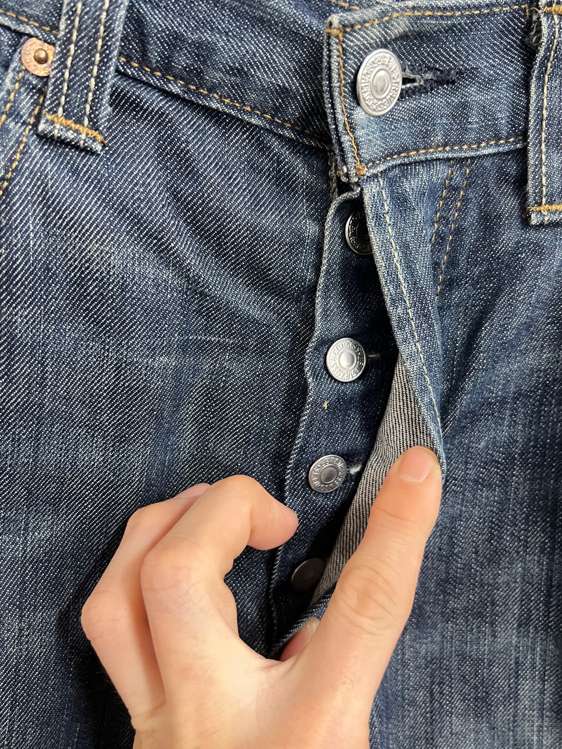 00s Levis 리바이스 501 스트레이트 버튼플라이 데님 팬츠 상품이미지5