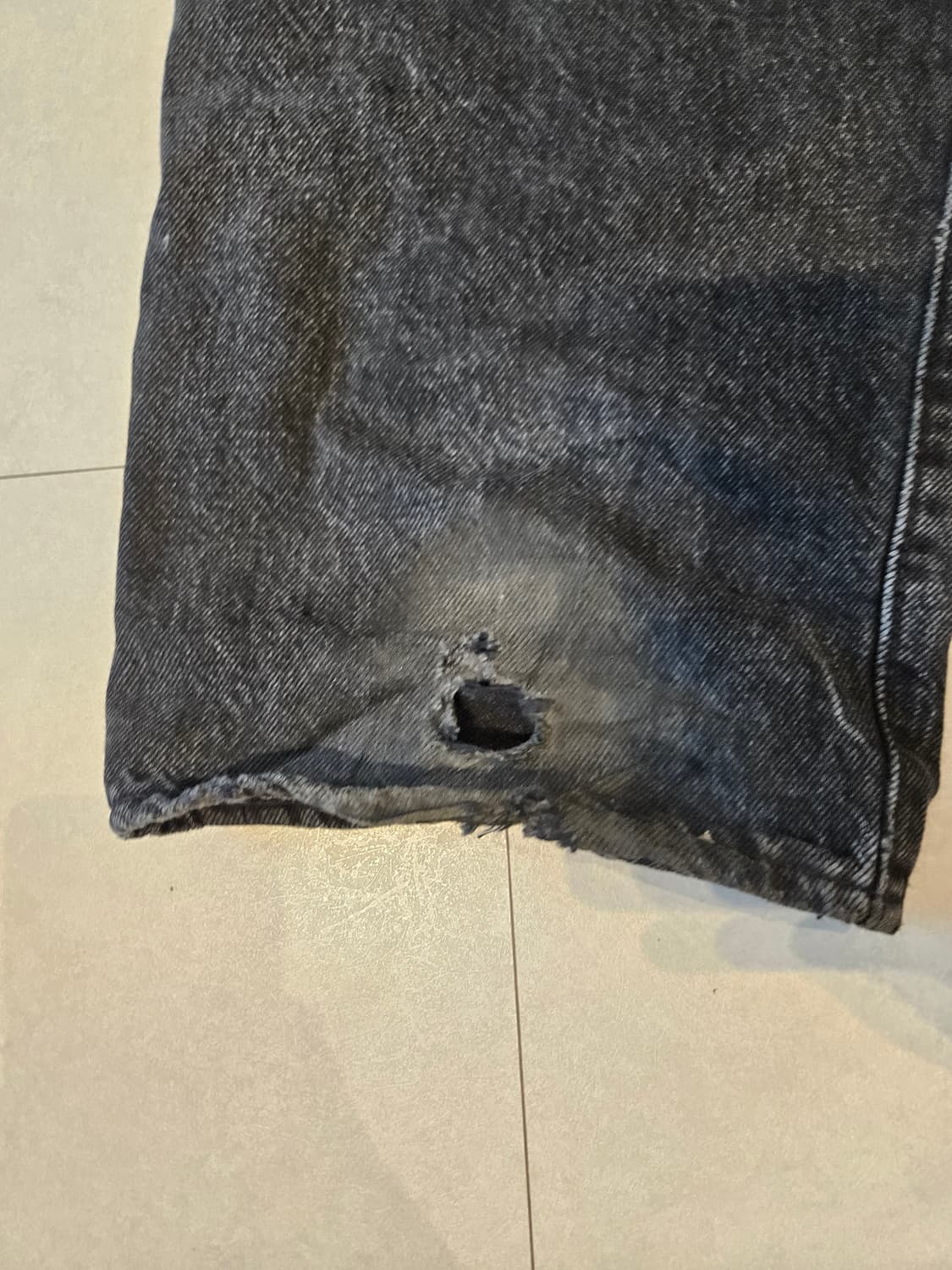 리바이스 501 흑청 34 32 상품이미지5