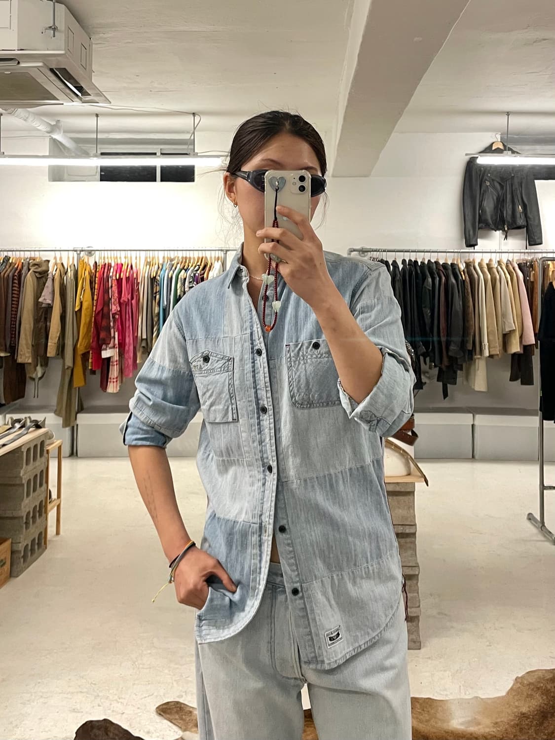 ARMANI JEANS patch work denim shirts 상품이미지1