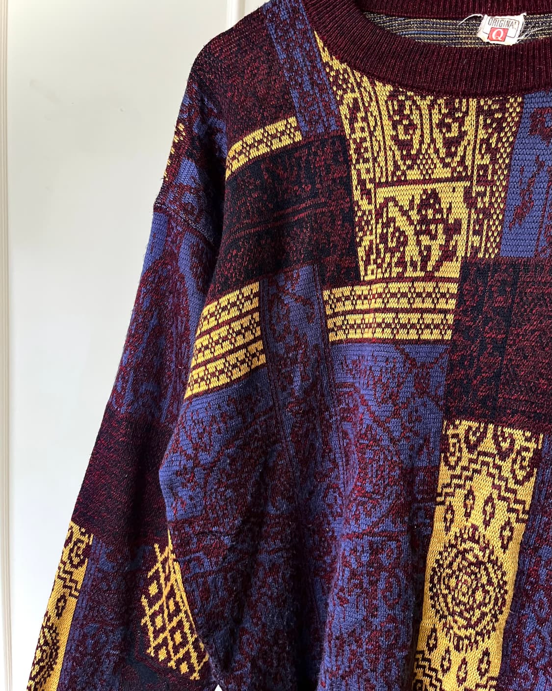 -1990s JPN Vintage Antique Graphic Knit 상품이미지5