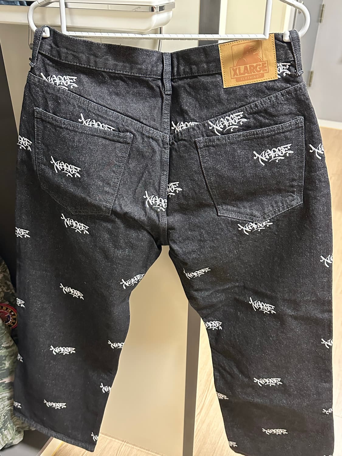 X-large 로고 흑청 데님 상품이미지2