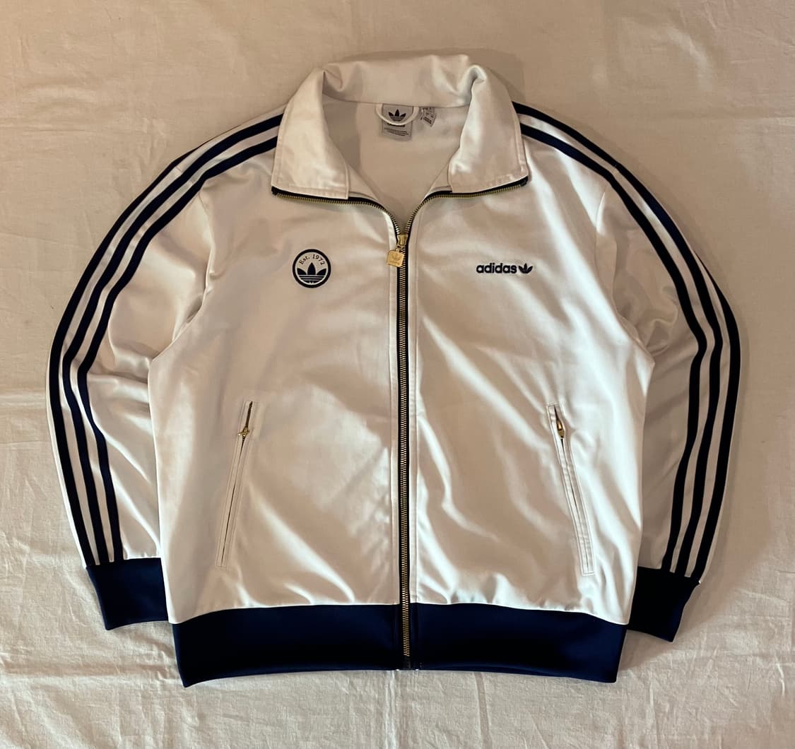 아디다스 파이어버드 배지 트랙탑 져지 화이트 상품이미지1