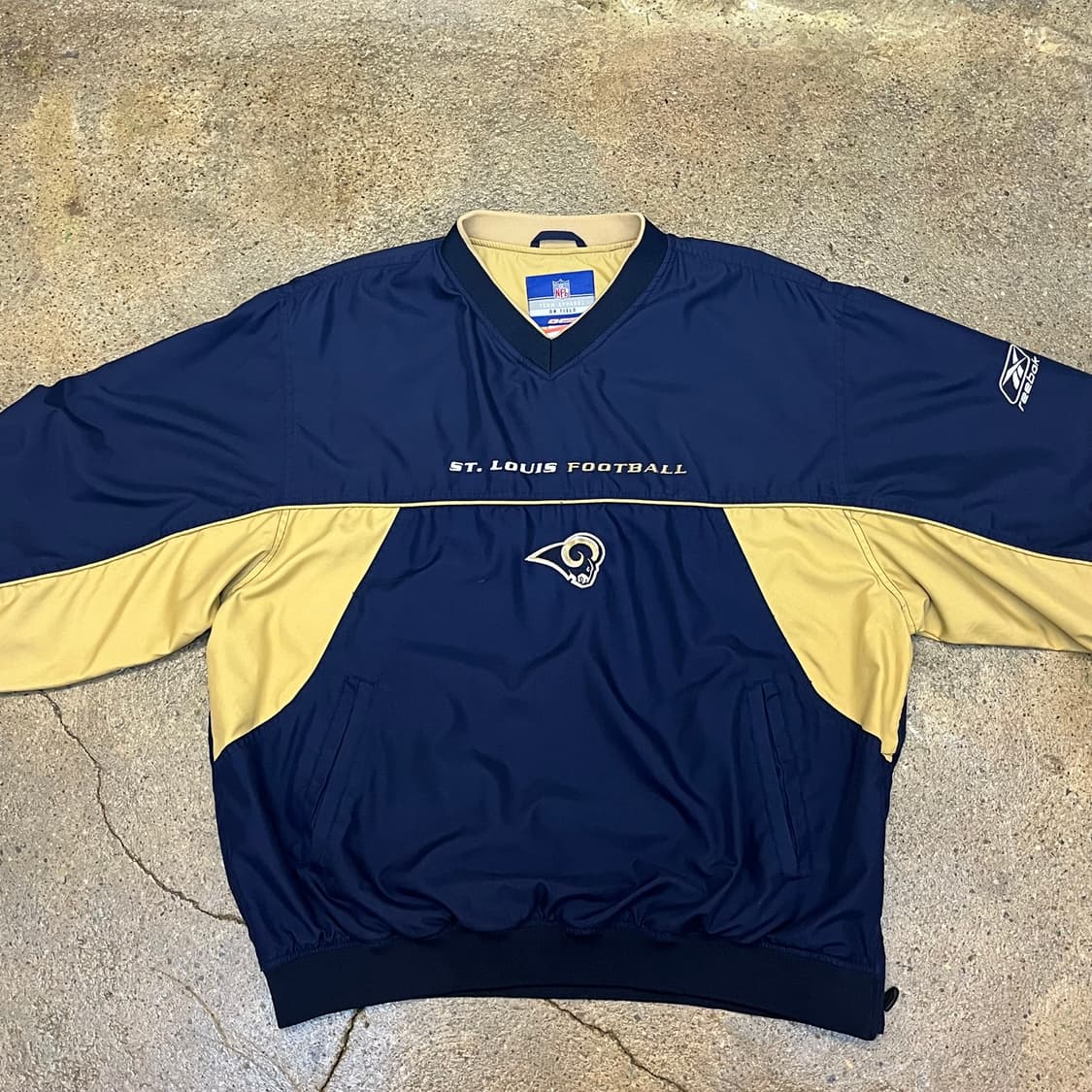 미국 빈티지 NFL 풋볼 풀오버 바람막이 상품이미지1